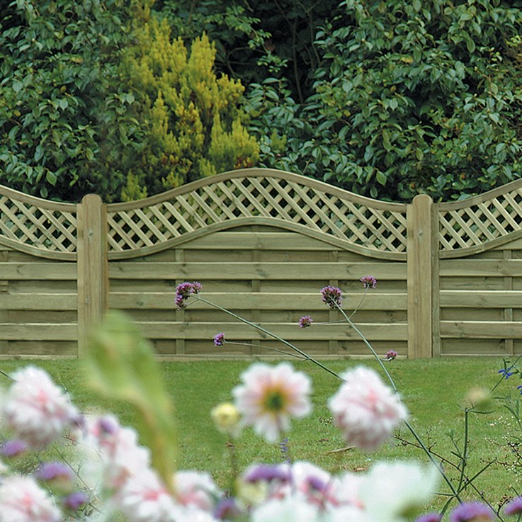 Omega Lattice Top Fence Panel 90 x 180cm (Special Order)